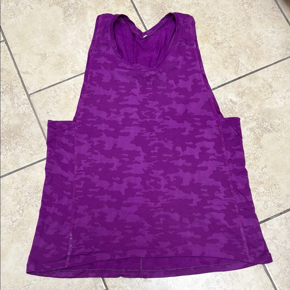 Lululemon Athletica Purple Tank Top